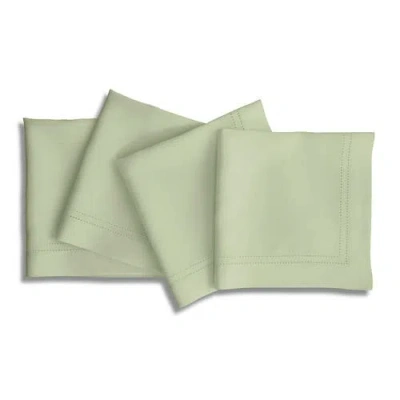 Solino Home Linen Dinner Napkins In Green