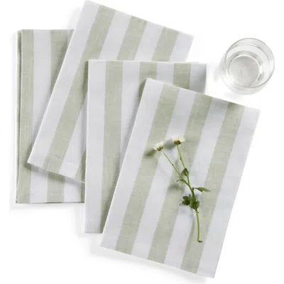 Solino Home Linen Dinner Napkins In Green