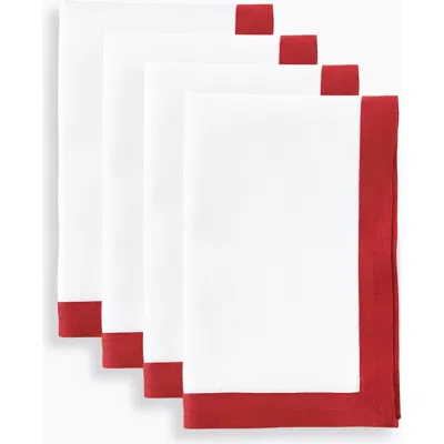 Solino Home Linen Dinner Napkins In Multi