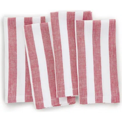 Solino Home Linen Dinner Napkins In Multi