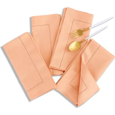 Solino Home Linen Dinner Napkins In Pink