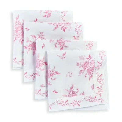 Solino Home Linen Dinner Napkins In Pink