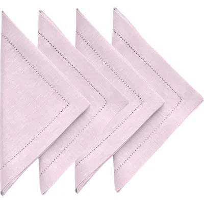 Solino Home Linen Dinner Napkins In Pink