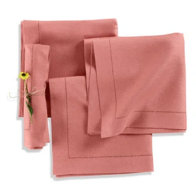 Solino Home Linen Dinner Napkins In Pink
