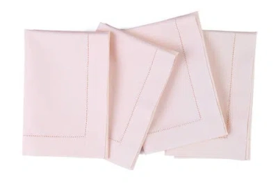 Solino Home Linen Dinner Napkins In Pink