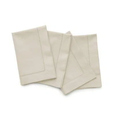 Solino Home Linen Dinner Napkins In Sand