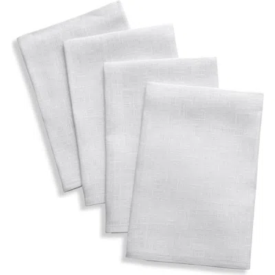 Solino Home Linen Dinner Napkins In Silver