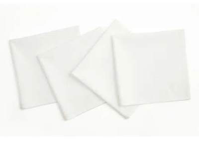 Solino Home Linen Dinner Napkins In White