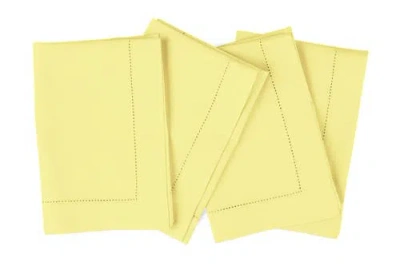 Solino Home Linen Dinner Napkins In Yellow