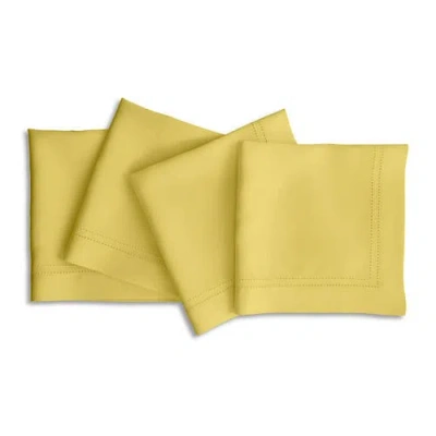 Solino Home Linen Dinner Napkins In Yellow