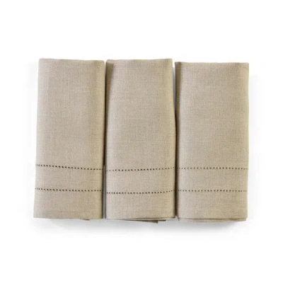Solino Home Linen Hand Towels In Brown