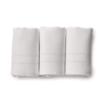 Solino Home Linen Hand Towels In White