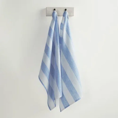Solino Home Linen Kitchen Towels In Blue