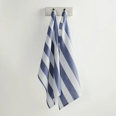 Solino Home Linen Kitchen Towels Set Of 2, 17 X 26 Inch For Dining Table, Holiday And Everyday Table In Multi