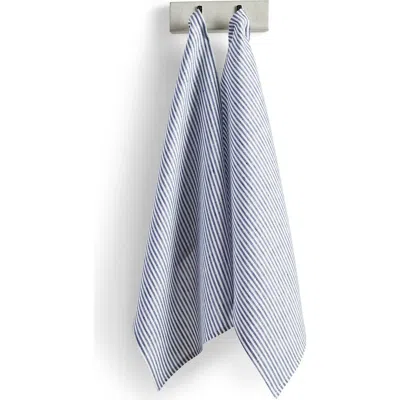 Solino Home Linen Kitchen Towels Set Of 2, 17 X 26 Inch For Dining Table, Holiday And Everyday Table In Multi