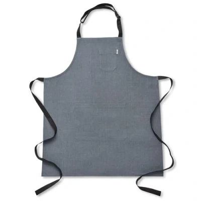Solino Home Linen Linen Apron In Gray