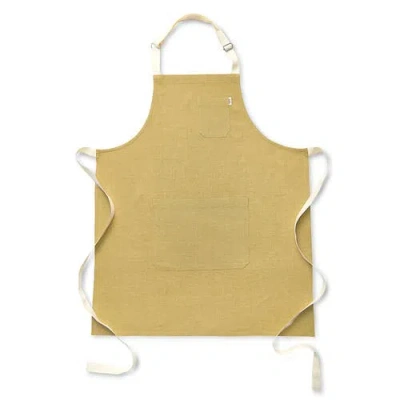Solino Home Linen Linen Apron In Neutral