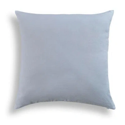 Solino Home Linen Pillow Cover In Blue