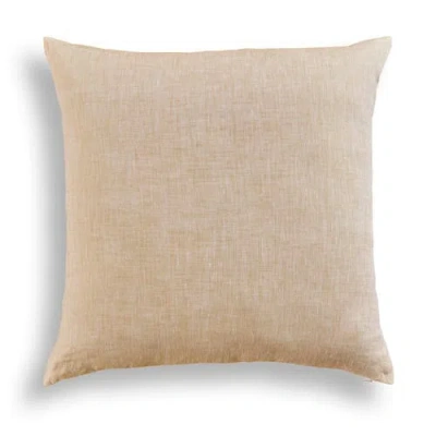 Solino Home Linen Pillow Cover In Brown