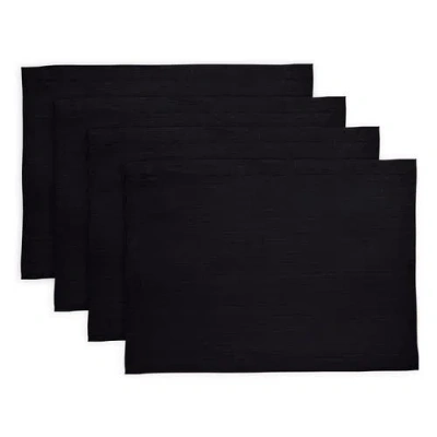 Solino Home Linen Placemats In Black