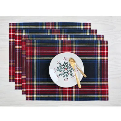 Solino Home Linen Placemats In Black