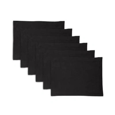 Solino Home Linen Placemats In Black