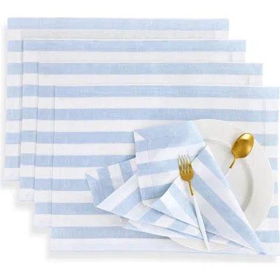 Solino Home Linen Placemats In Blue
