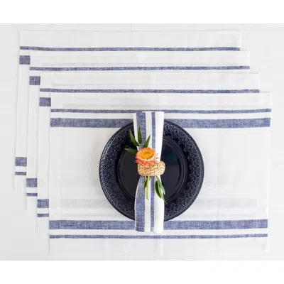 Solino Home Linen Placemats In Blue