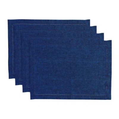 Solino Home Linen Placemats In Blue