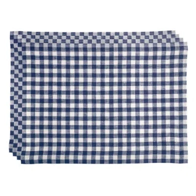 Solino Home Linen Placemats In Blue