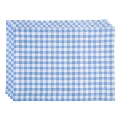 Solino Home Linen Placemats In Blue