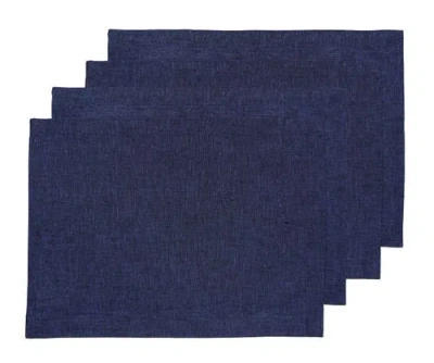 Solino Home Linen Placemats In Blue