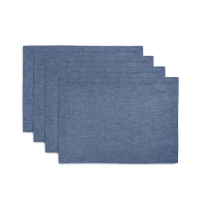 Solino Home Linen Placemats In Blue
