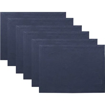 Solino Home Linen Placemats In Blue