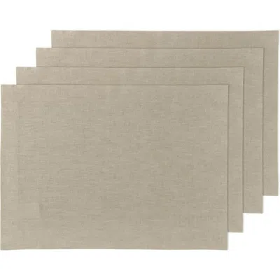 Solino Home Linen Placemats In Brown