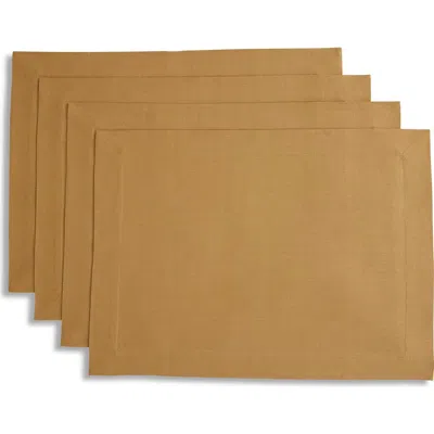 Solino Home Linen Placemats In Brown