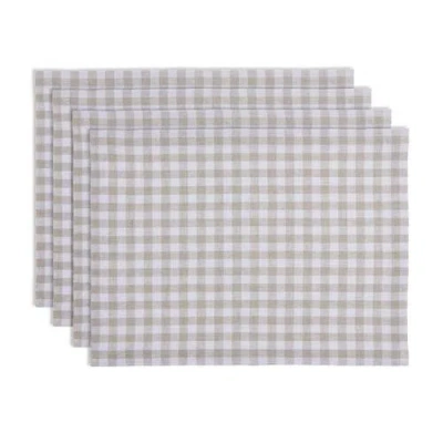 Solino Home Linen Placemats In Brown