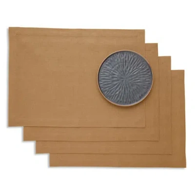 Solino Home Linen Placemats In Brown