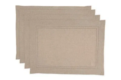 Solino Home Linen Placemats In Brown