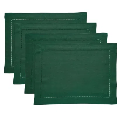 Solino Home Linen Placemats In Green