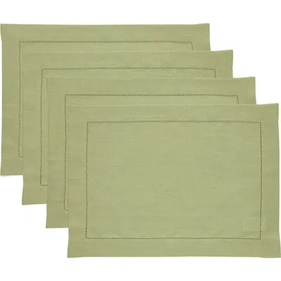 Solino Home Linen Placemats In Green