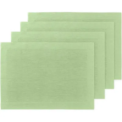 Solino Home Linen Placemats In Green