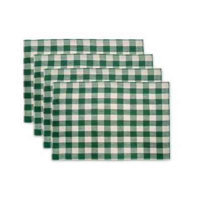 Solino Home Linen Placemats In Green