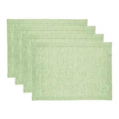 Solino Home Linen Placemats In Green