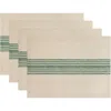 Solino Home Linen Placemats In Green