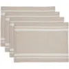 Solino Home Linen Placemats In Neutral