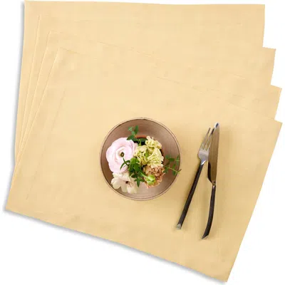 Solino Home Linen Placemats In Neutral