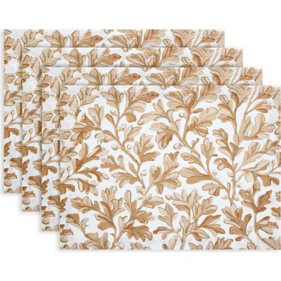 Solino Home Linen Placemats In Orange