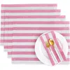Solino Home Linen Placemats In Pink