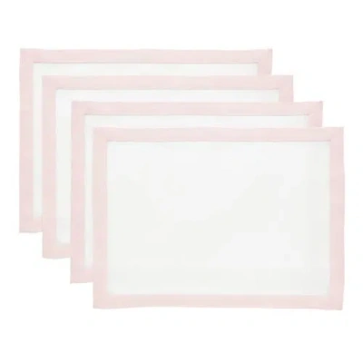 Solino Home Linen Placemats In Pink